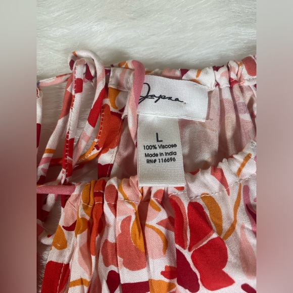 NWT Japna Women's Floral Crop Top Size L - Picture 4 of 7
